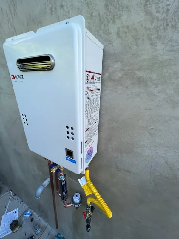 Tankless water heater installation for Haw Creek homes